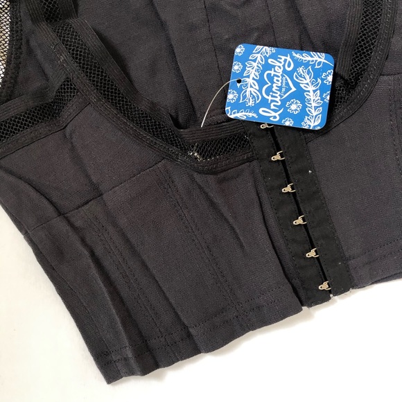 Free People She Fancy Brami Black Corset Bra Small - Picture 4 of 4